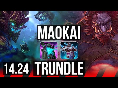 MAOKAI vs TRUNDLE (TOP) | KR Diamond | 14.24
