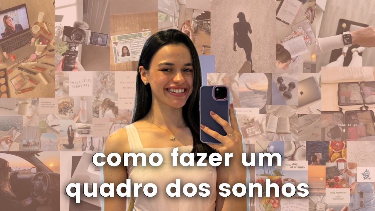 O Mapa Dos Sonhos Realmente Funciona? | COMO FAZER UM MAPA DOS SONHOS ONLINE PARA 2025 Vision Board