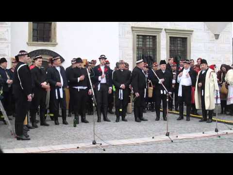 Jarní zpívání před radnicí, Kyjov 20.3.2016 MPS Šardice :  V tem Kyjově na rynečku