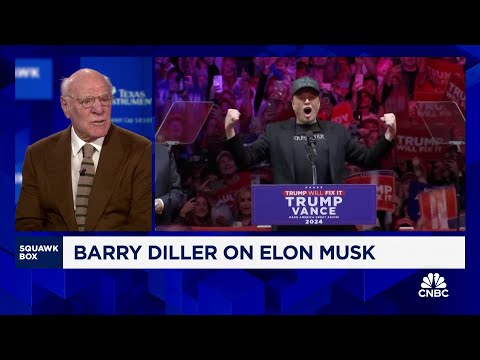 Barry Diller on Elon Musk: He's a 'deserved megalomaniac'