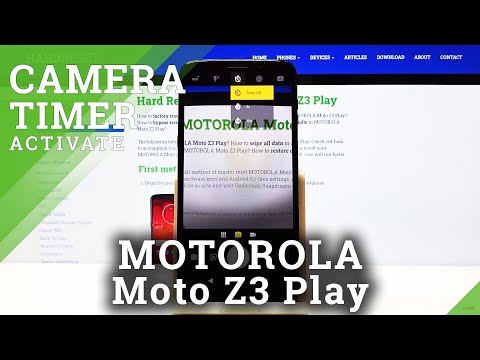 How to Add Camera Timer in MOTOROLA Moto Z3 Play – Camera Settings