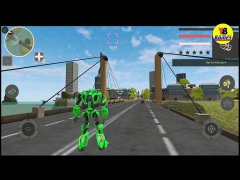 Robot War Car Transform: Crime City Robot Game  - Android Gameplay FullHD