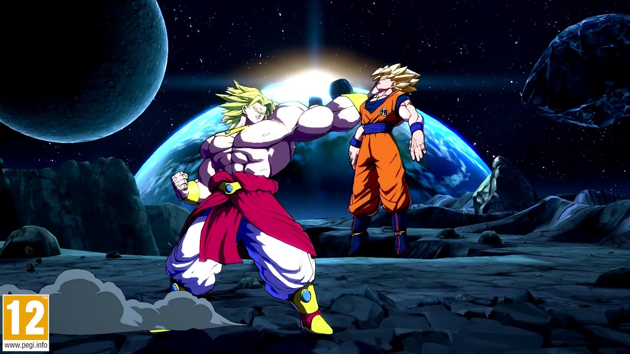 Dragon Ball FighterZ DLC PACK 1- BROLY Legendary Super Saiyan All Moveset & Ultimate Attack Trailer