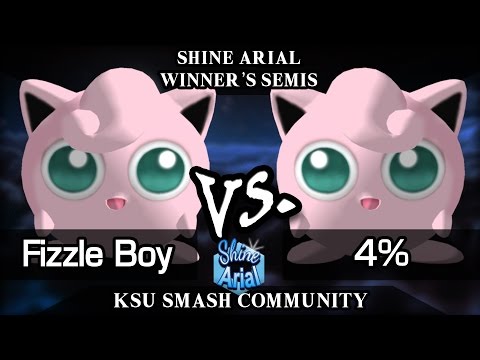 Shine Arial -  Fizzle Boy (Jiggs) vs 4% (Jiggs) -   Melee Winners Semis
