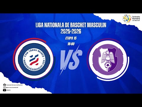 Liga Nationala de Baschet Masculin 25/26 - CSM Targu Mures vs FC Arges Pitesti