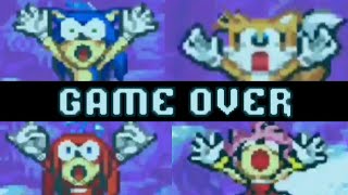 Download lagu Drowning   Game Over | Sonic Advance (GBA) | All Characters mp3