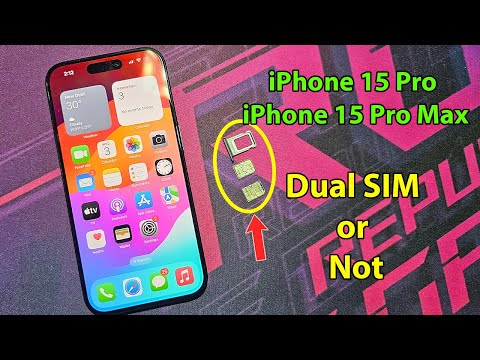 How to use dual sim on iphone 15 pro max