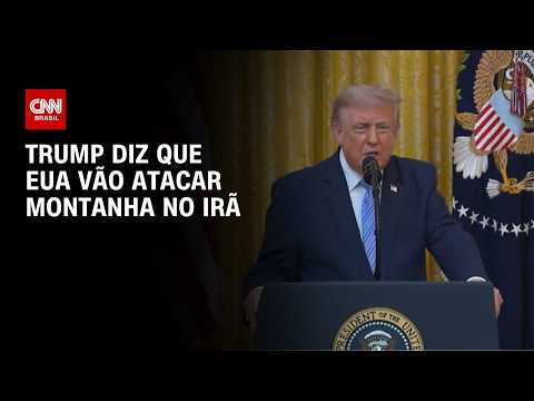 Trump diz que os EUA vão atingir a Montanha Pickaxe, no Irã, em breve | CNN 360°