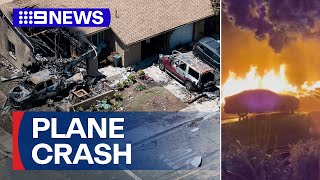 Metal drummer dies in private jet crash in San Diego | 9 News Australia