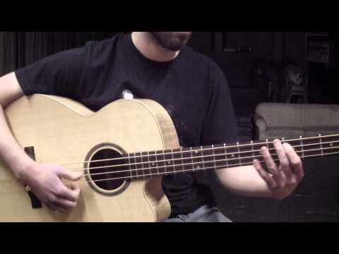 Teton STB130FMCENT 130 Series Solid Sitka Spruce Top Mahogany 4-String Acoustic-Electric Bass Guitar image 5