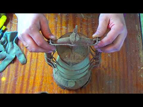 Perfect Restoration Barn Find Oil Lamp.