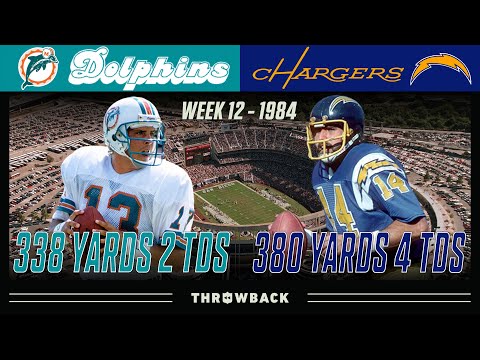 Marino & Fouts Passing Duel Lives Up to the Hype! (Dolphins vs. Chargers 1984, Week 12)