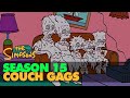 The SIMPSONS 4K Season 15 BEST COUCH GAG COMPILATION