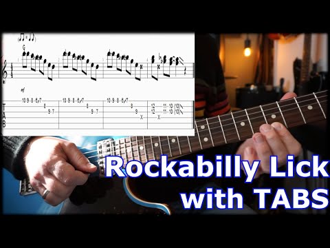 Rockabilly Lick in G with TABS