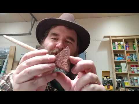 Smoking a Peace Pipe with Traditional Native American Indian Tobacco