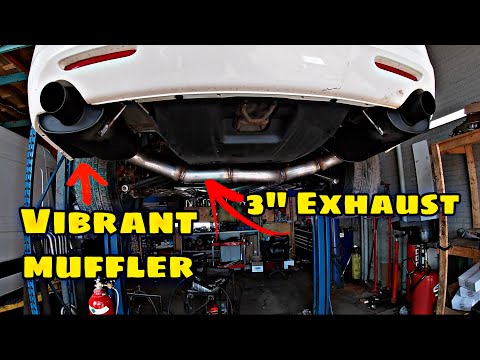 3" Vibrant Full Exhaust System Install On 04 Acura TSX ( Start up, Revs & Pulls! ) * EP 42 *