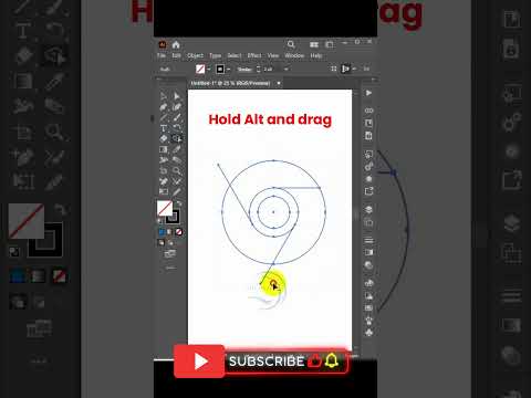 How to Make Google Chrome Logo in Illustrator | Easy Logo Design Tutorial