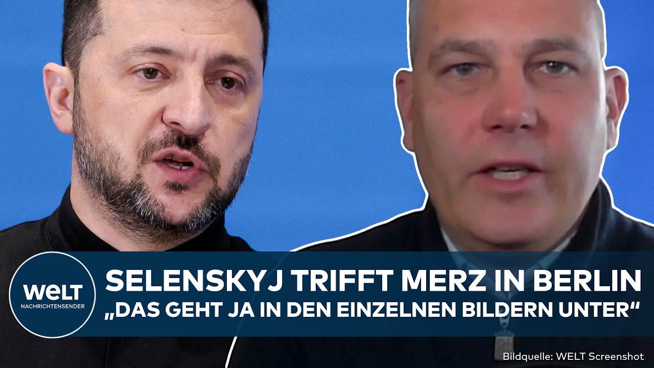 PUTINS KRIEG: Selenskyj in Berlin! Militär-Experte packt aus! Brisante Themen bei Treffen mit Merz