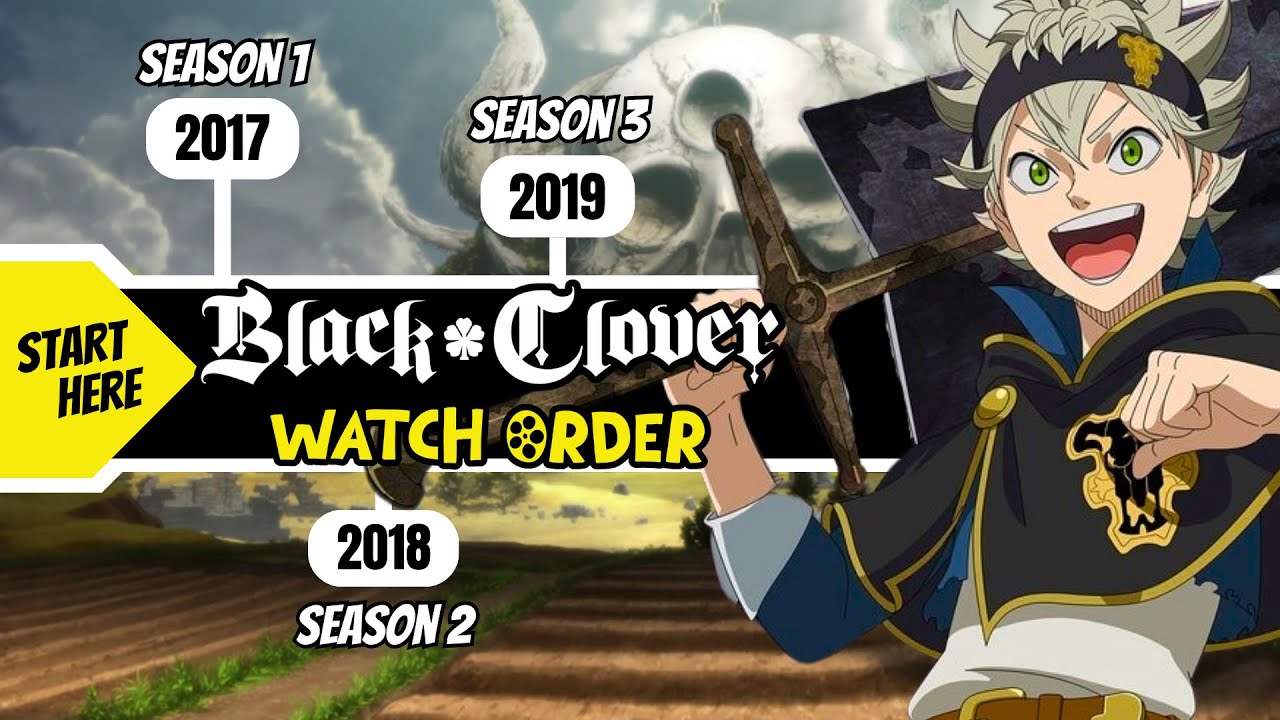 Here is the Order for Black Clover Movie Marathon