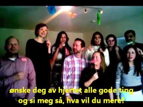 Hurra for deg! - Norwegian Birthday Song