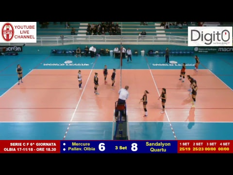 17/11/18 - serie CF 6^G - Mercure Pallavolo Olbia VS Sandalyon Quartu 3/0