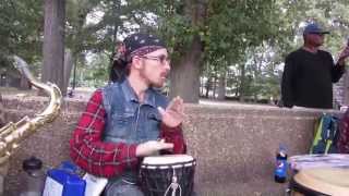 preview picture of video 'Sunday, 12 October 2014 DRUM CIRCLE 4/30 @ Meridian Hill Park / Washington DC'