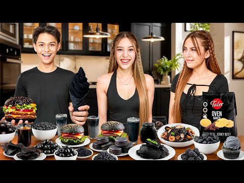 BLACK FOOD ONLY FOR 24HOURS! *may umiyak*