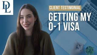 D’Alessio Law Client Testimonial for Successul O-1 Visa – Anja video thumbnail
