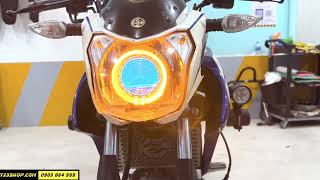 Fz150i độ bi cầu led siêu sáng đầu tiên tại T23Shop Cần Thơ