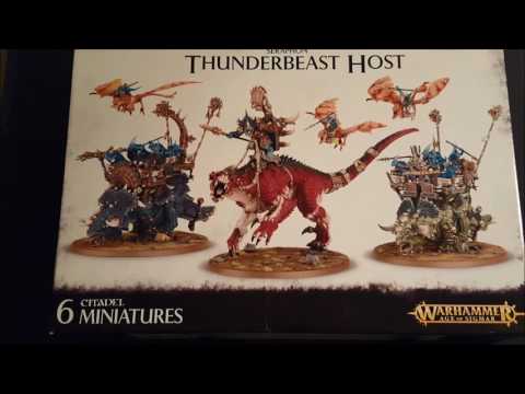Age of Sigmar - Seraphon Thunderbeast Host: The Unboxing