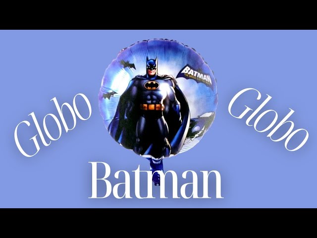 Vídeo relacionado con Ciao - Globo de aluminio Mylar redondo de Batman (46 cm, 18 pulgadas) original de DC Comics