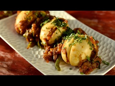 Stuffed Egg Roast Recipe | How To Make Stuffed Egg Roast
