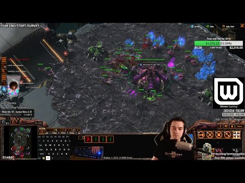 Starcraft 2: Winter (Z) vs Cristiger (Z) - ZvZ Slugfest
