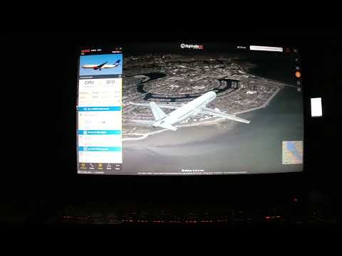 MongoTV_9300 - LEGER MED FLIGHTRADAR24 - Del 116 - SAS - Copenhagen-San Francisco - 8.820 Km