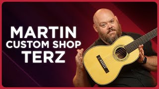 Video thumbnail for What You Need Is a Tiny Guitar! Martin Custom Shop Size 5 Terz Guitar! by Alamo Music Center