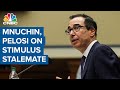 Steven Mnuchin and Nancy Pelosi speak on