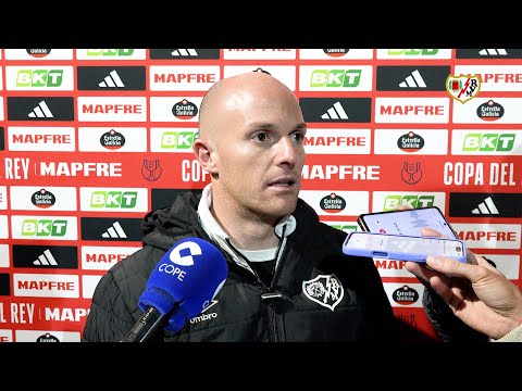 Isi after Real Ávila 1- Rayo Vallecano 2 in the Copa del Rey