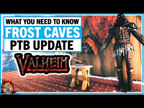 VALHEIM UPDATE - FROST CAVES - New Armor, Weapon, Build Pieces And New Creatures! Need To Know