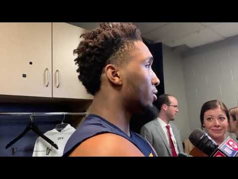 Donovan Mitchell, on Jordan Clarkson’s 37 point night | Jazz vs Nuggets