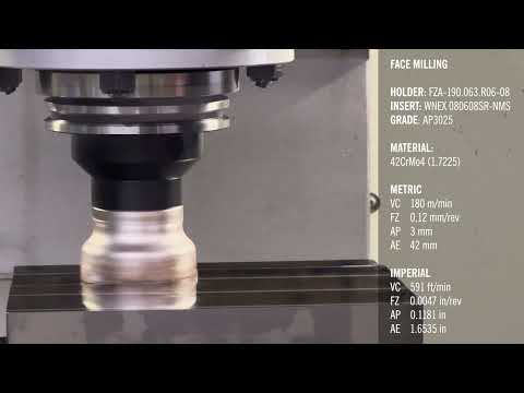 Face milling with the FZ milling system | Planfräsen mit dem FZ-Frässystem