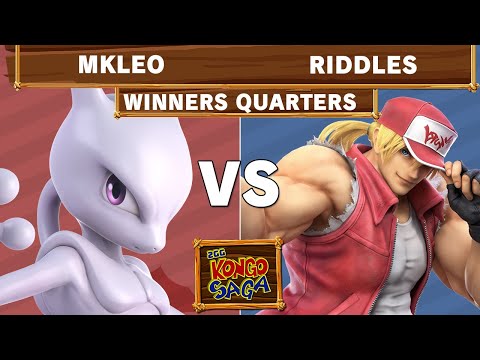Kongo Kickoff - MkLeo (Mewtwo) Vs Riddles (Terry Bogard) Winners Quarters - Smash Ultimate