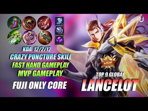 Crazy Puncture Skill, Fast Hand Gameplay by FUJI ONLY CORE Top 9 Global Lancelot | MLBB