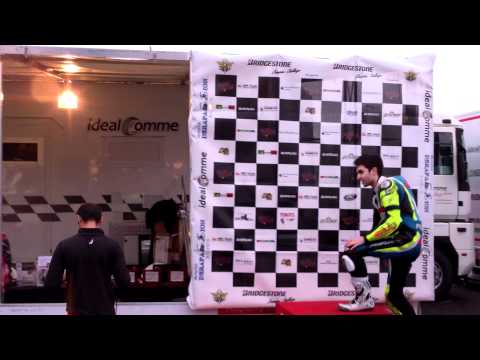 Premiazioni Pole Position Bridgestone Champions Challenge Vallelunga 14/04/2012