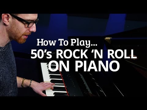 Play Rock 'n Roll Piano Like It's the 50's - Piano Lesson (Pianote)