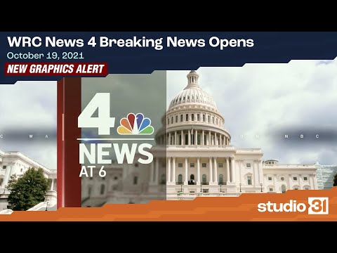 WRC News 4 Breaking News Opens, 10/19/2021 (New Graphics)