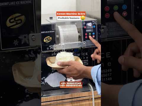 Korean ice cream machine ⭐️| Bingsu ice cream machine |🍨 SnowIceCreamMachine | CallUsNow ☎️