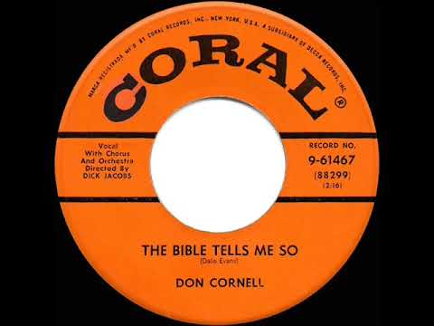 1955 HITS ARCHIVE: The Bible Tells Me So - Don Cornell