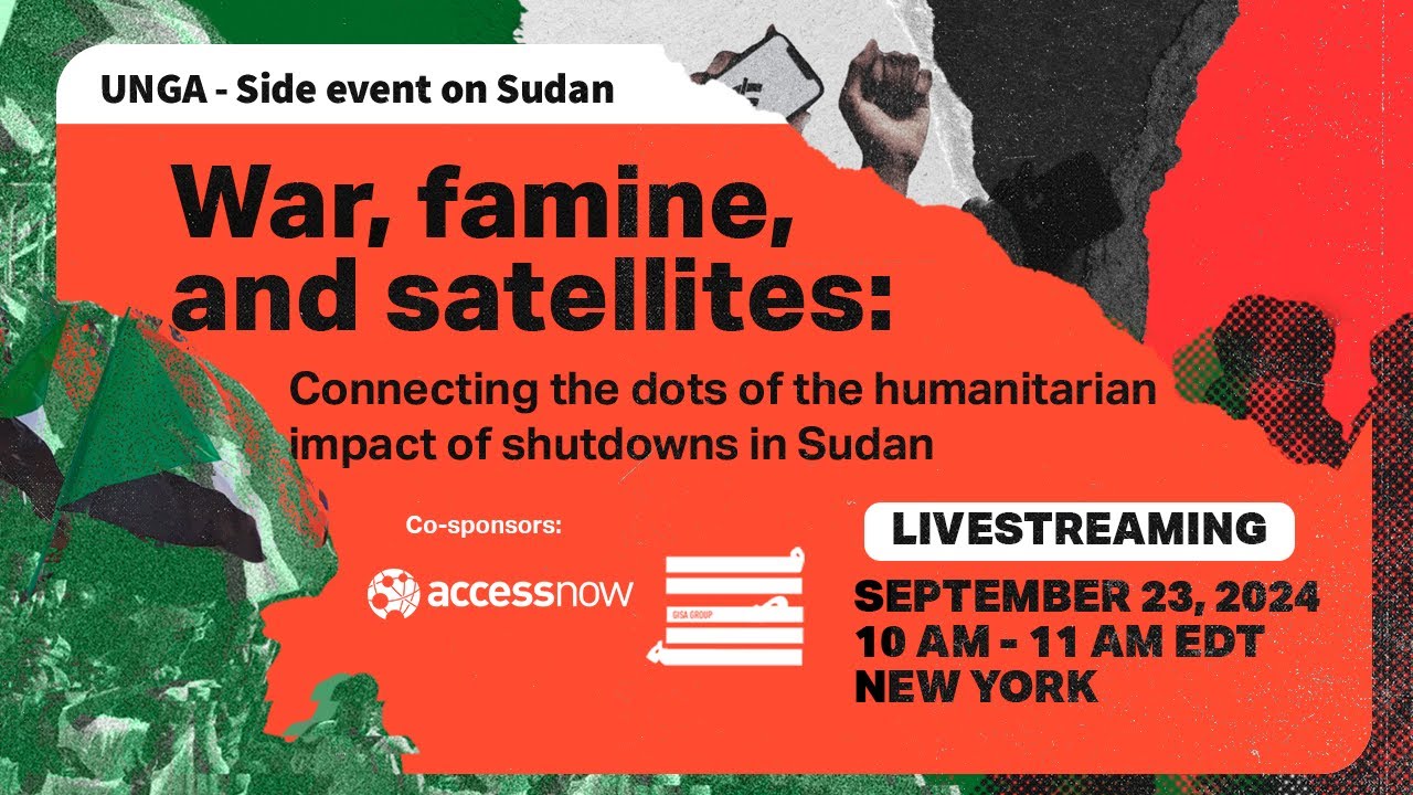 War, famine, and satellites: Connecting the dots of the humanitarian impact of shutdowns in Sudan