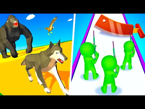 Epic Animal Hop & Smash Run 3D | They Are Coming - Gameplay Walkthrough Max Levels (Part 1)