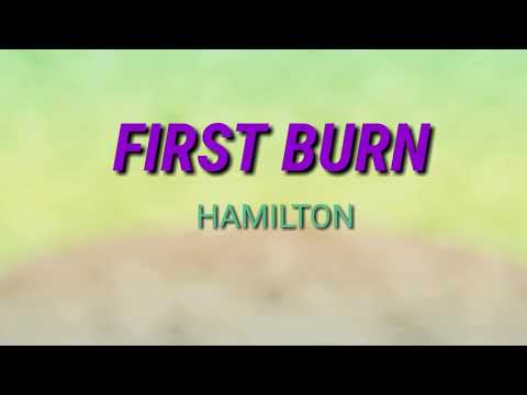 HAMILTON- First Burn Lyrics